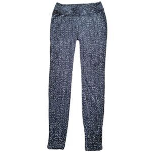 EC COLUMBIA SPORTSWEAR GLACIAL FLEECE PRINTED LEGGINGS HERRINGBONE DESIGN SZ. M